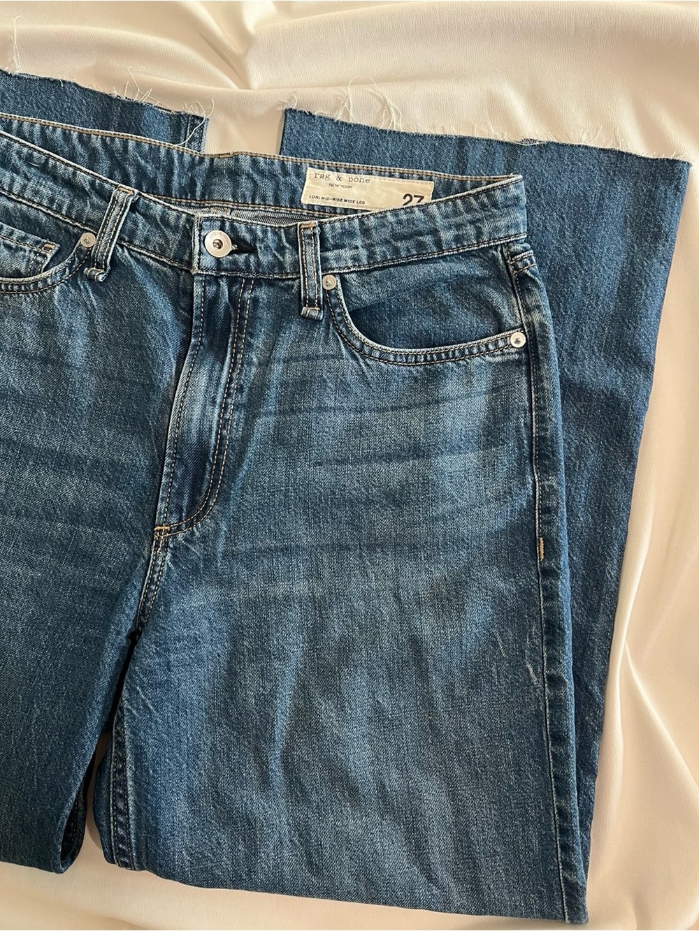 Rag & Bone Lori Mid Rise Wide Leg Jeans ✨ - Picture 6 of 6
